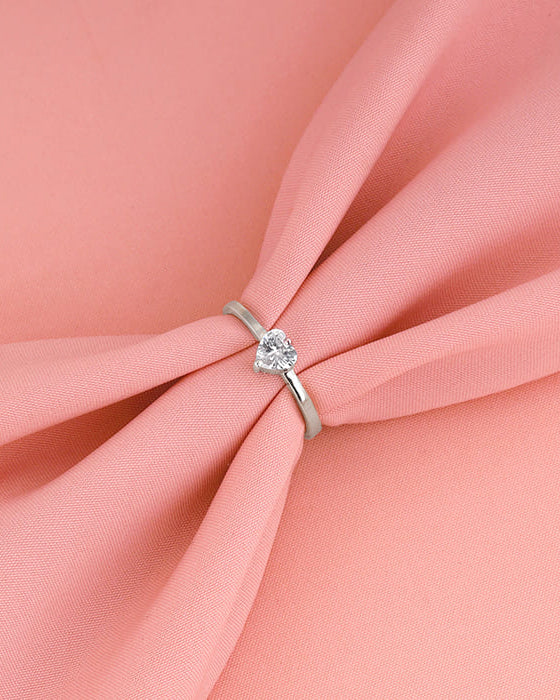 Silver Passionate Love Ring