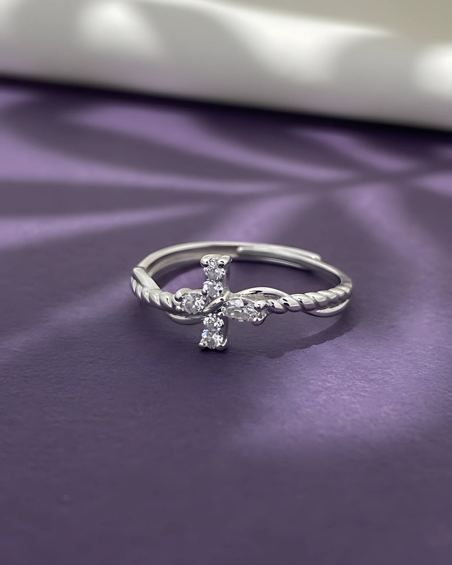 Vine Blossom Adjustable Ring