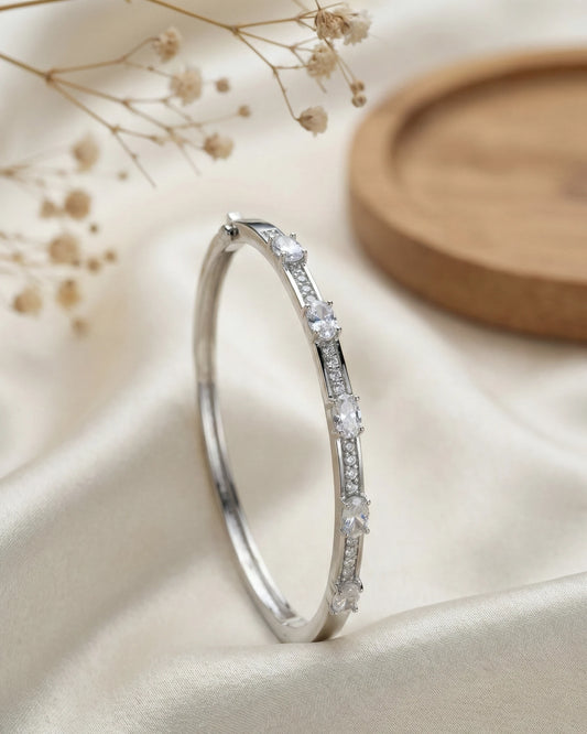 Radiant Oval Bangle