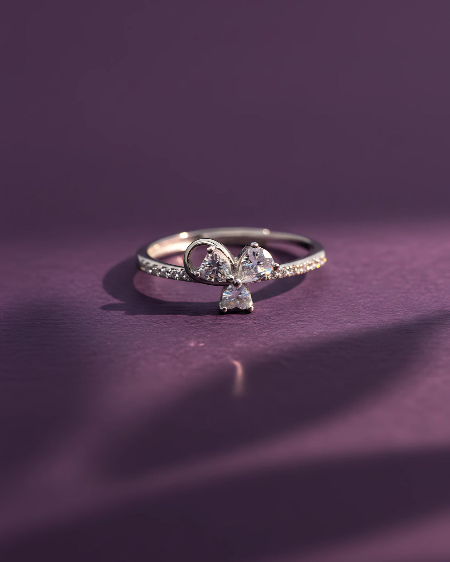 Trinity Cascade Adjustable Ring