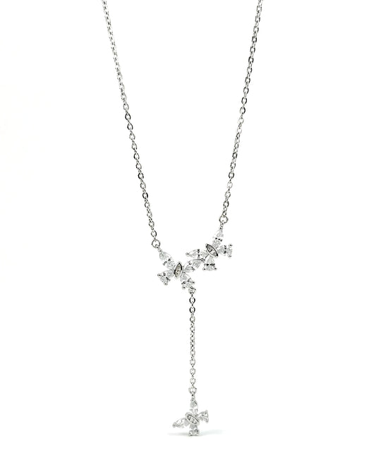 Triple Butterfly Lariat Pendant