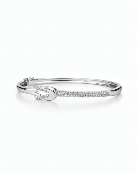 Crystal Knot Bangle