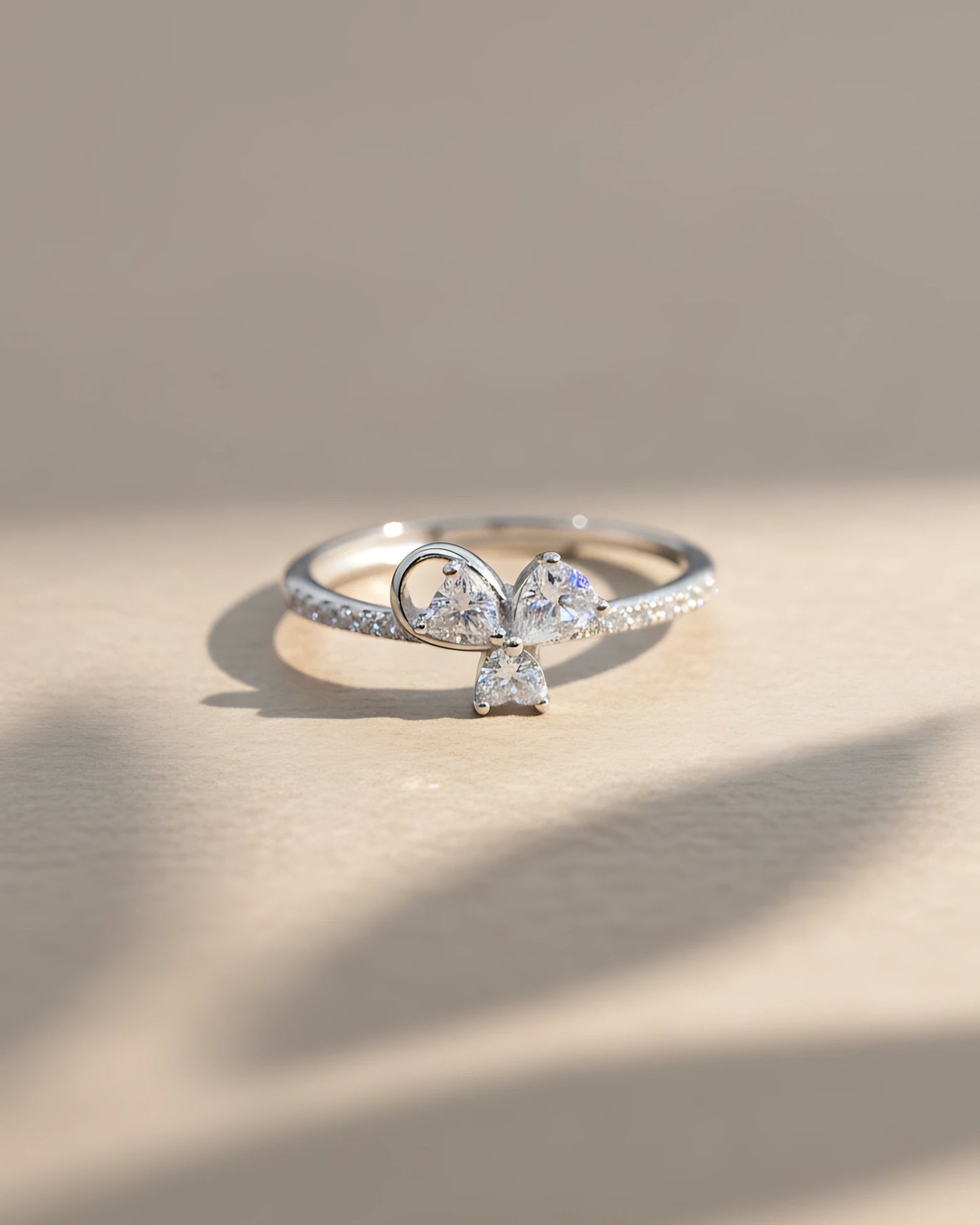 Trinity Cascade Adjustable Ring
