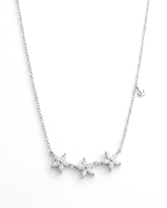 Triple Floral Bloom Pendant