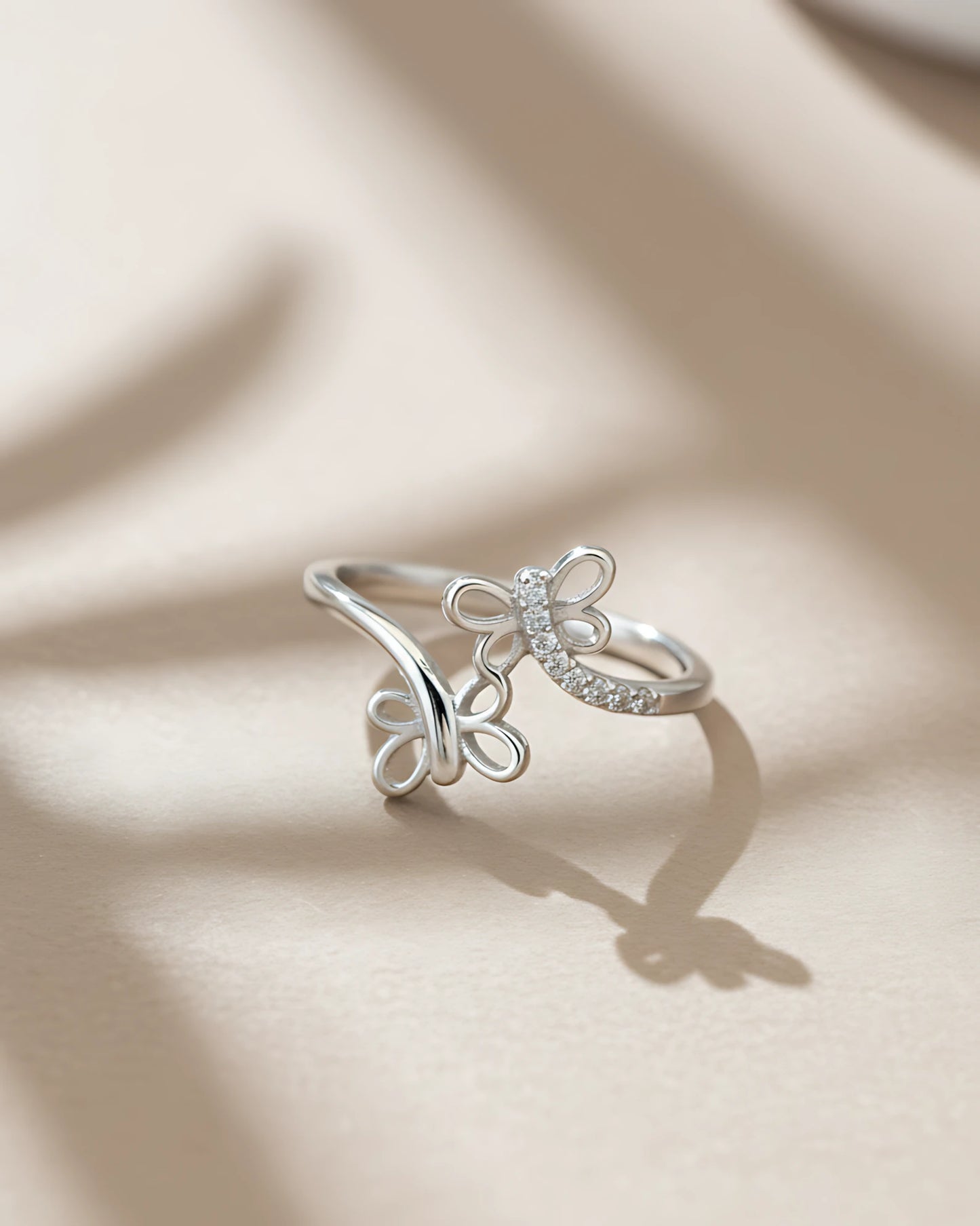Flutter Duo Adjustable Ring