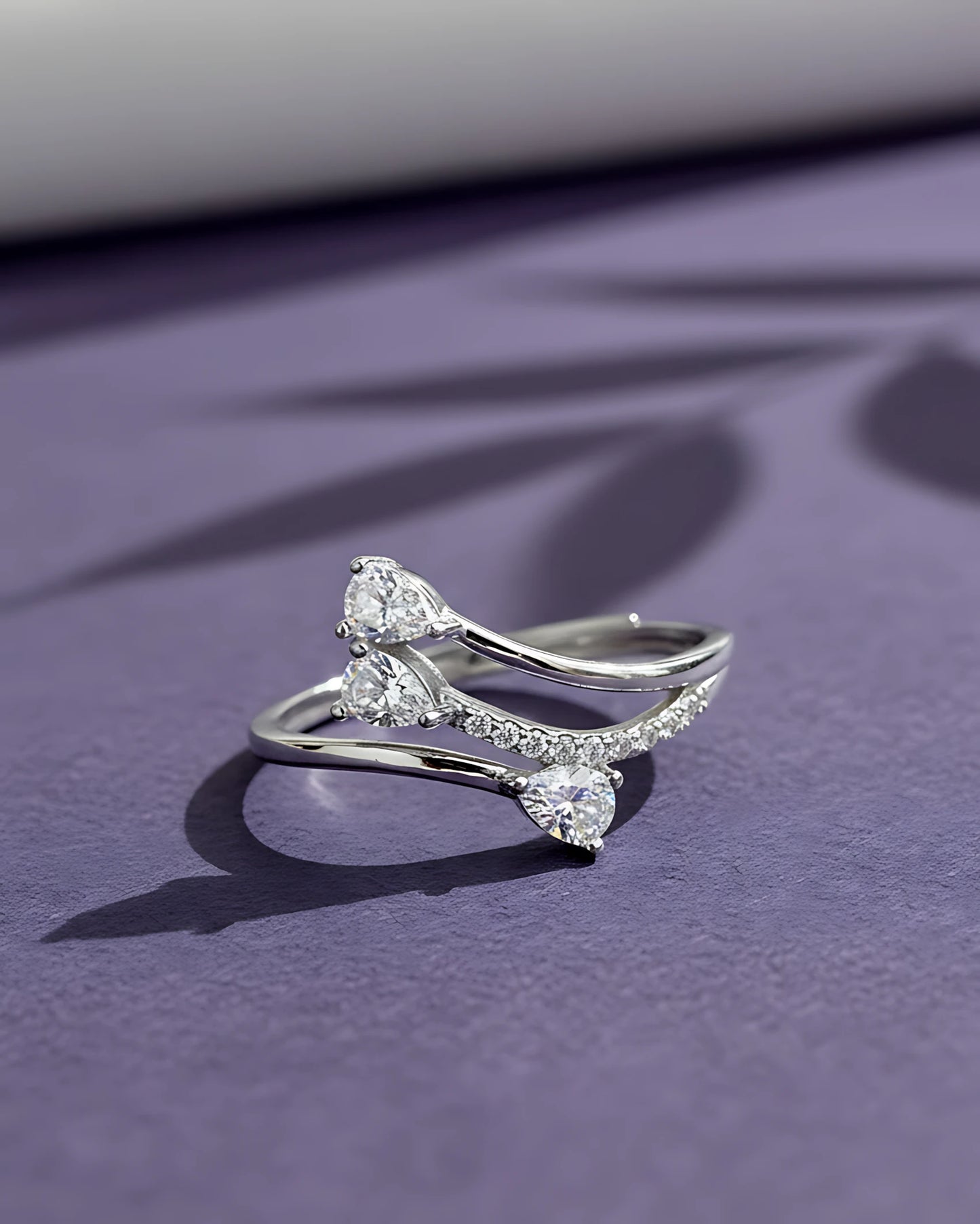 Spiral Grace Adjustable Ring