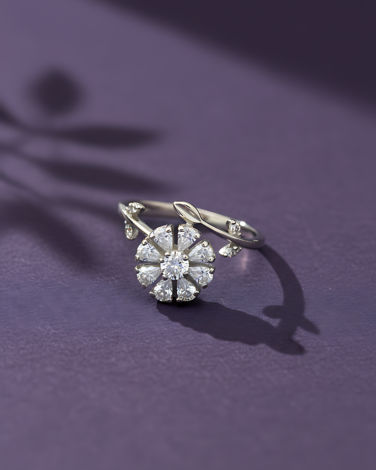 Floral Sonata Adjustable Ring