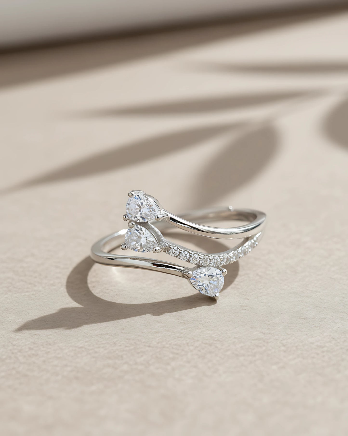 Spiral Grace Adjustable Ring