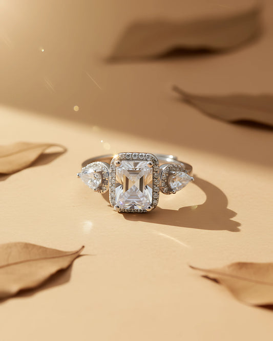 Regal Embrace Adjustable Ring