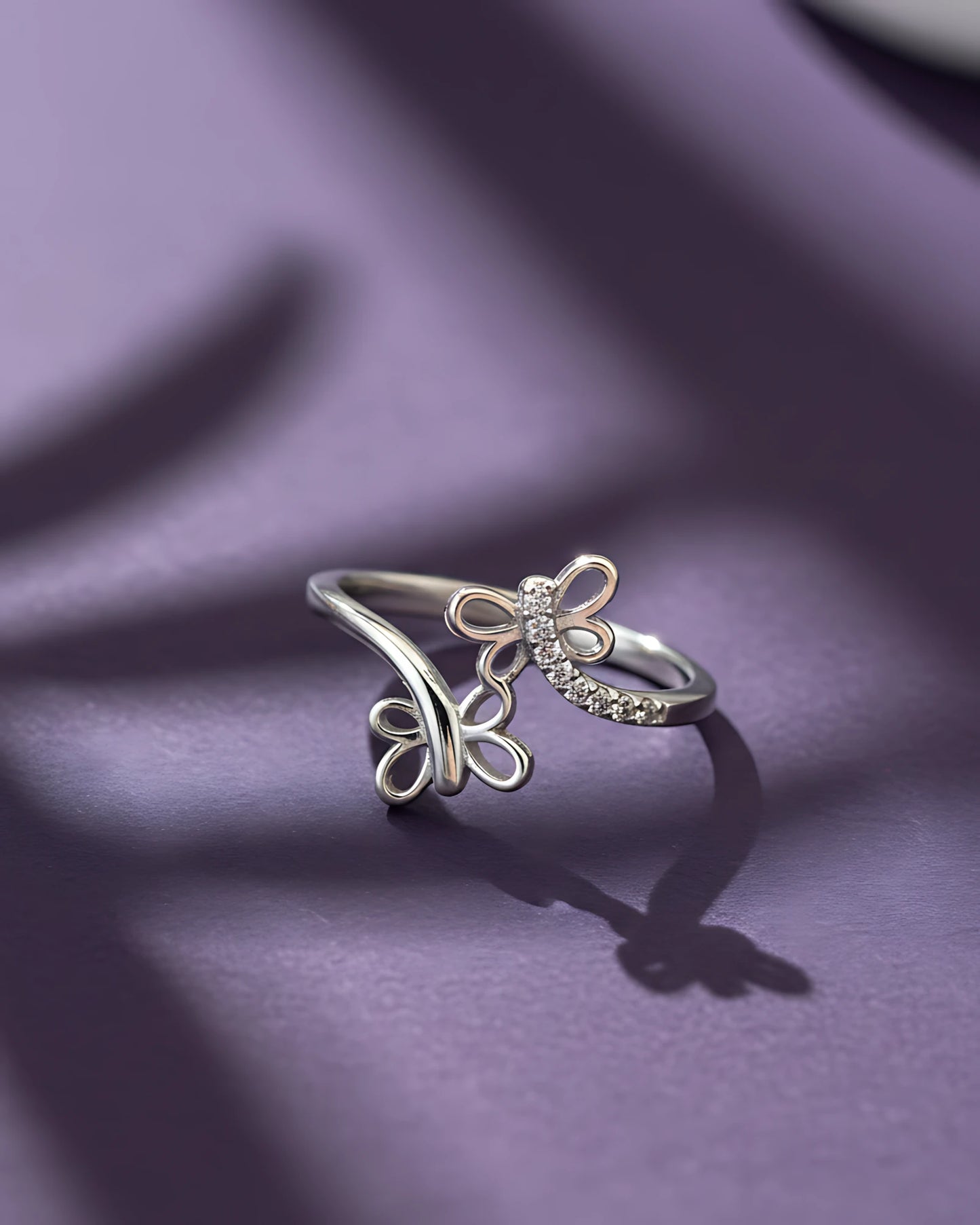 Flutter Duo Adjustable Ring