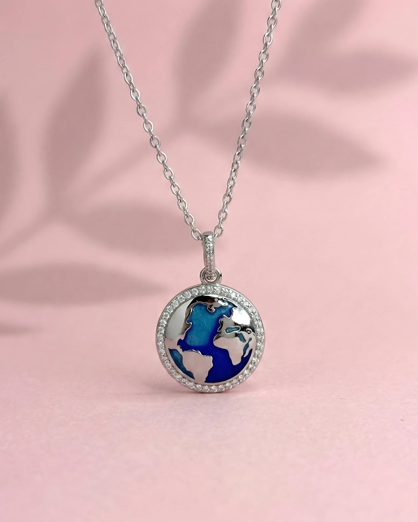 Blue Earth Globe Pendant
