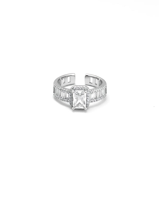 Royal Radiance Adjustable Ring | 925 sterling silver ring