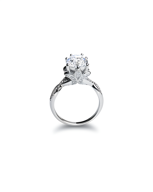 Regal Heritage Solitaire Ring | 925 sterling silver ring