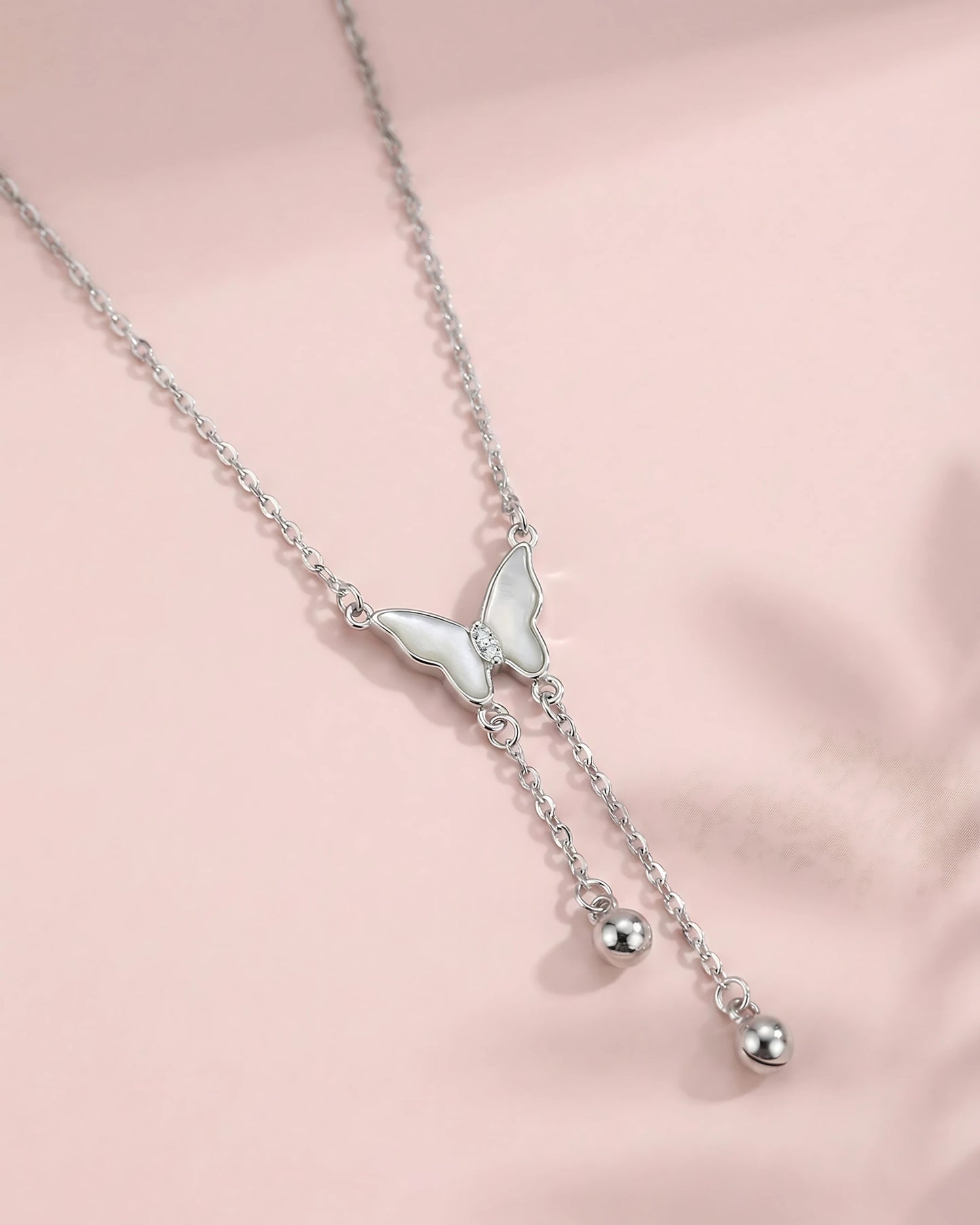 Pearlescent Butterfly Pendant
