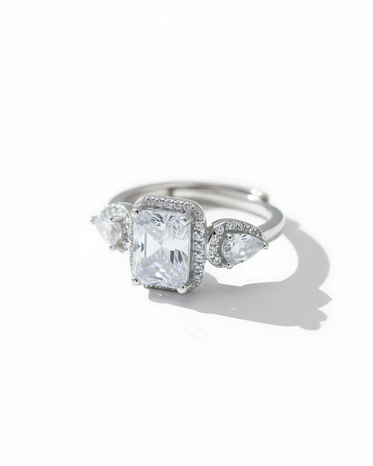 Regal Embrace Adjustable Ring | 925 sterling silver earrings