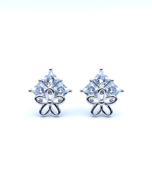 Enchanted Blossom Stud Earrings | 925 Sterling Silver