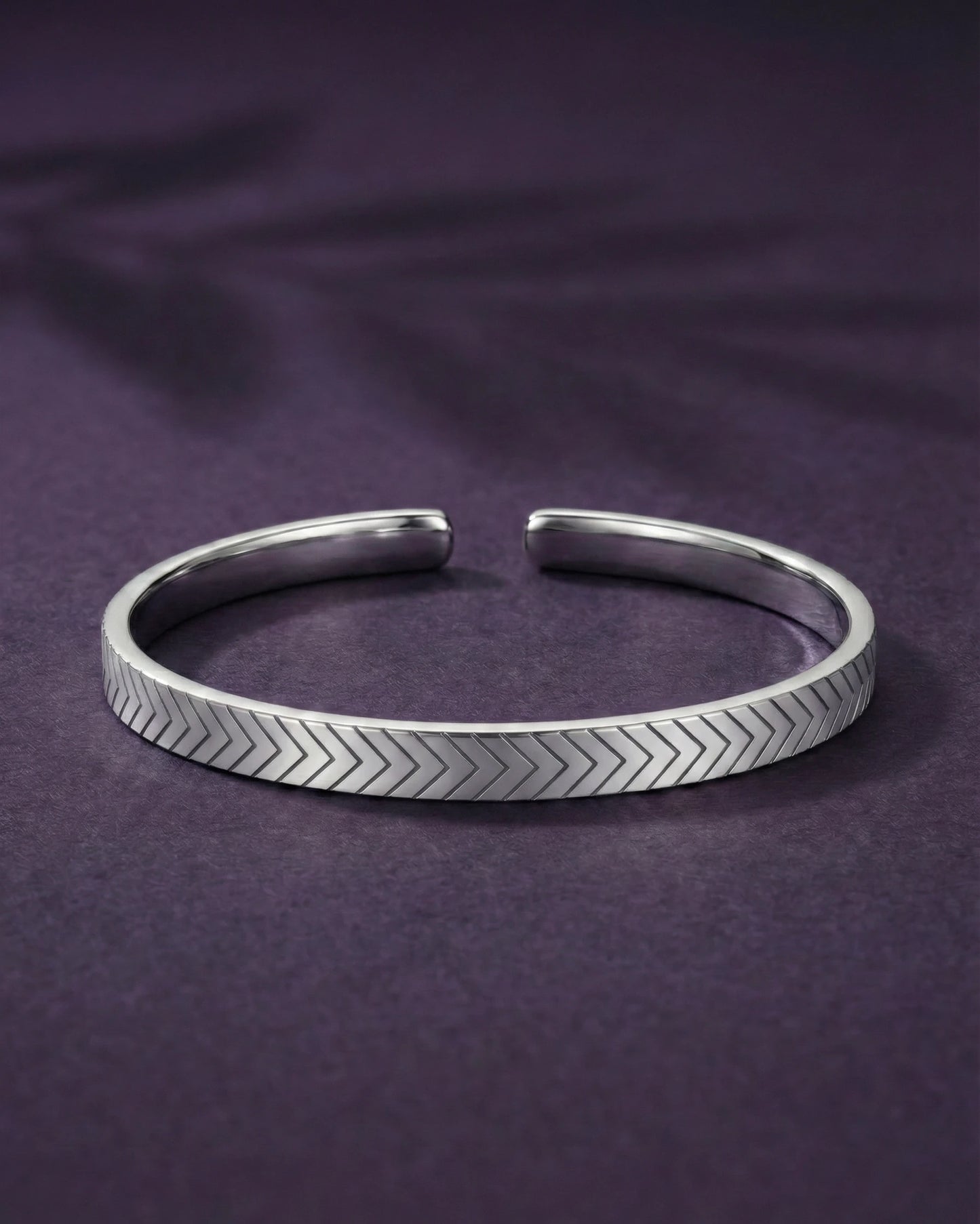 Chevron Detail Bangle