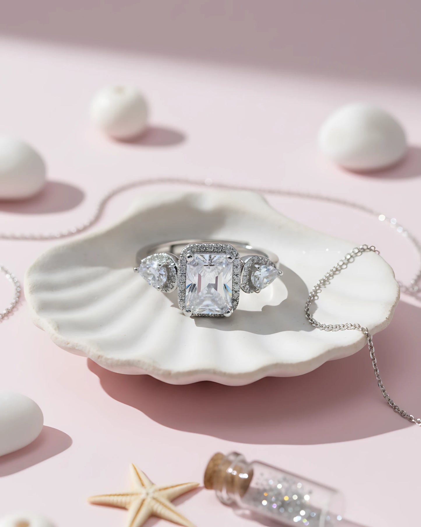 Regal Embrace Adjustable Ring | 925 sterling silver earrings