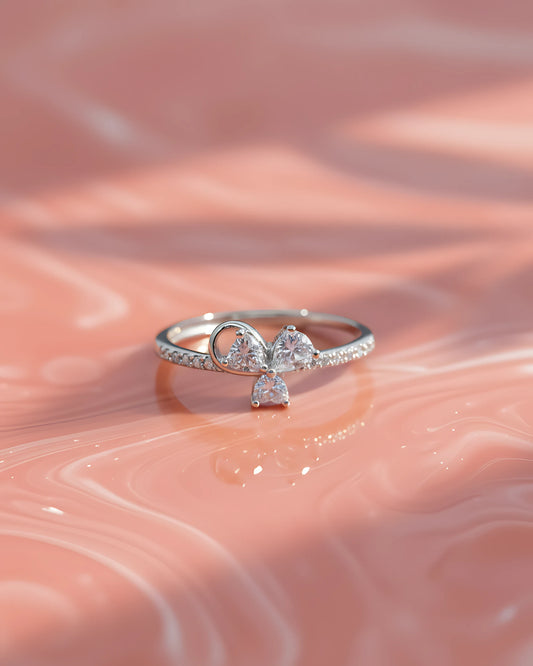 Trinity Cascade Adjustable Ring