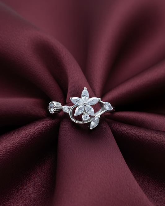 Celestial Bloom Adjustable Ring