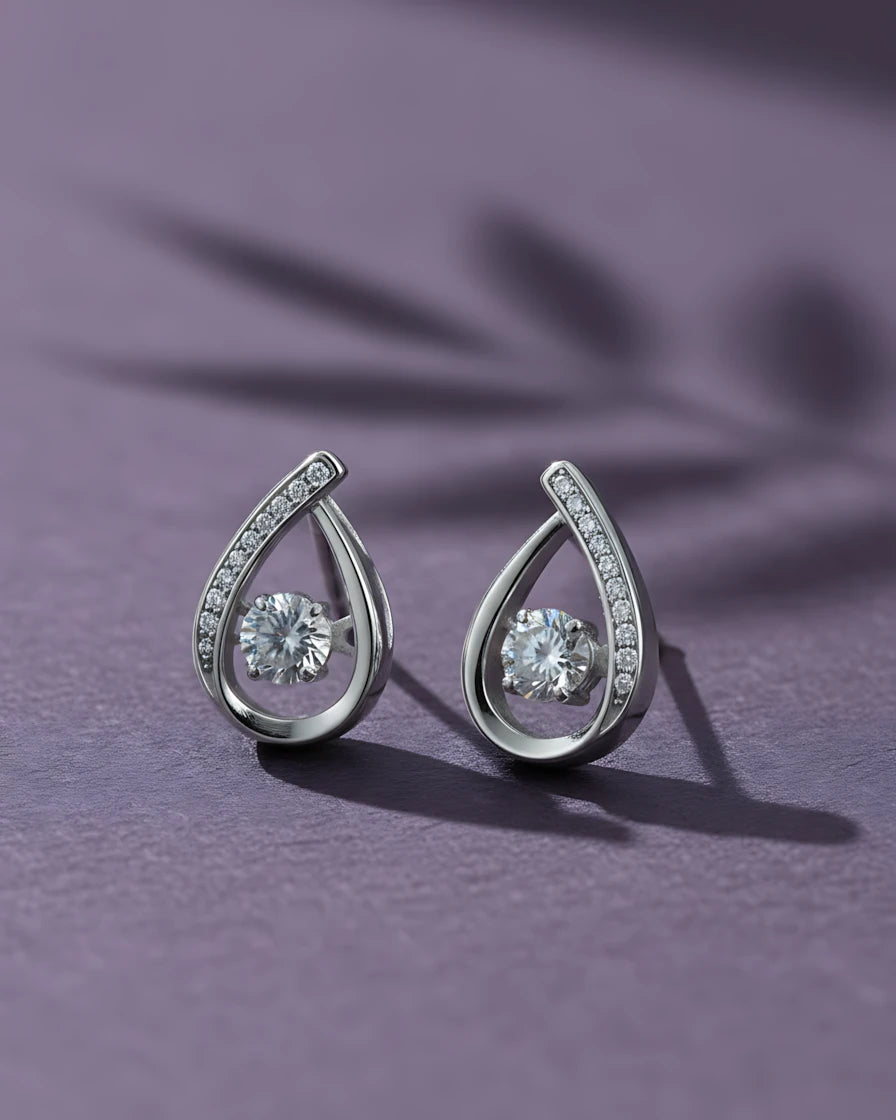 Dewdrop Elegance Earrings | 925 sterling silver
