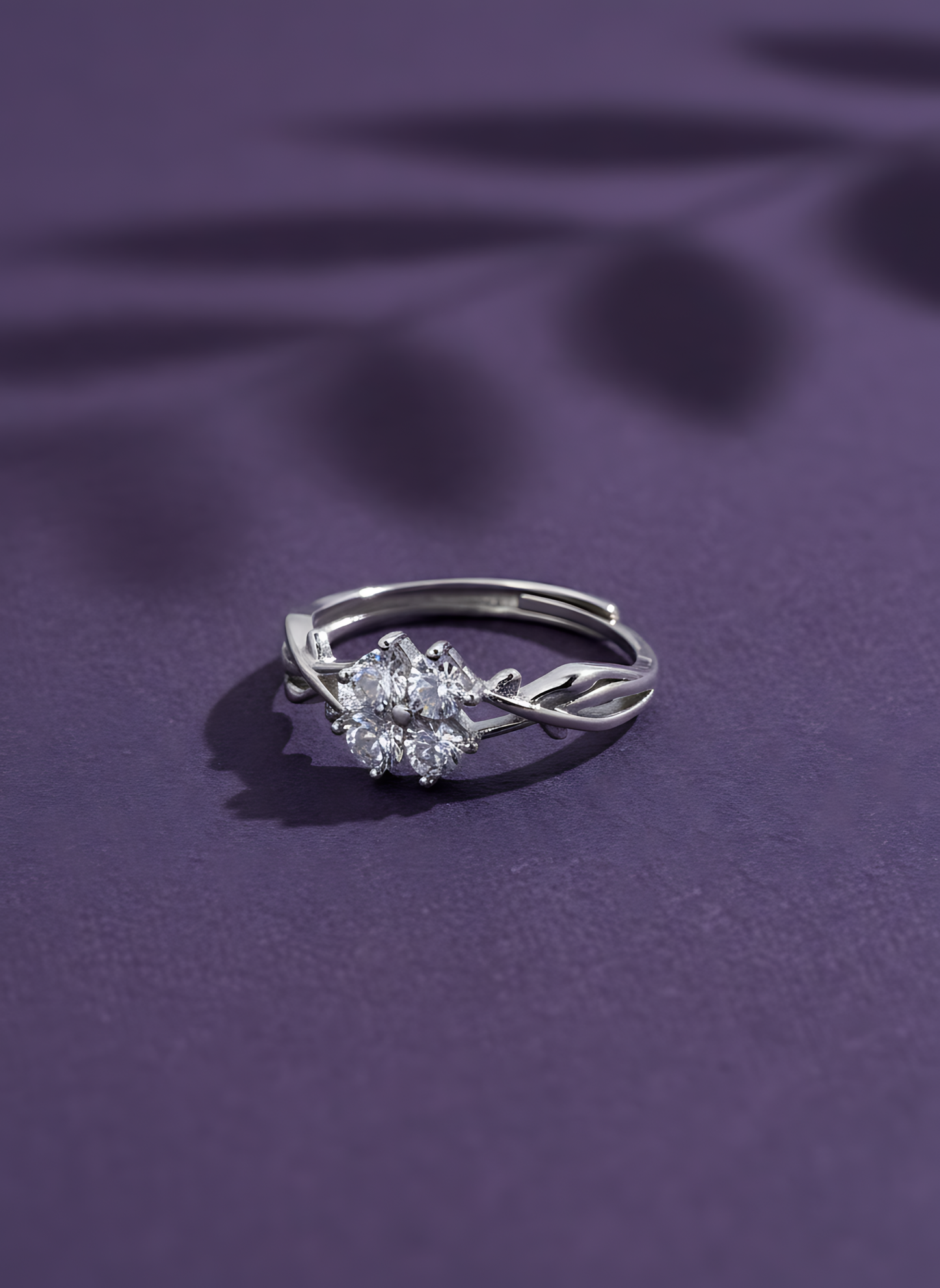 Infinity Sparkle Adjustable Ring