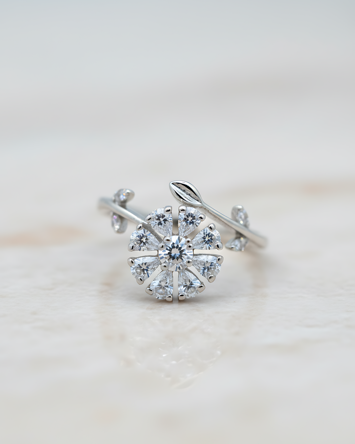 Floral Sonata Adjustable Ring