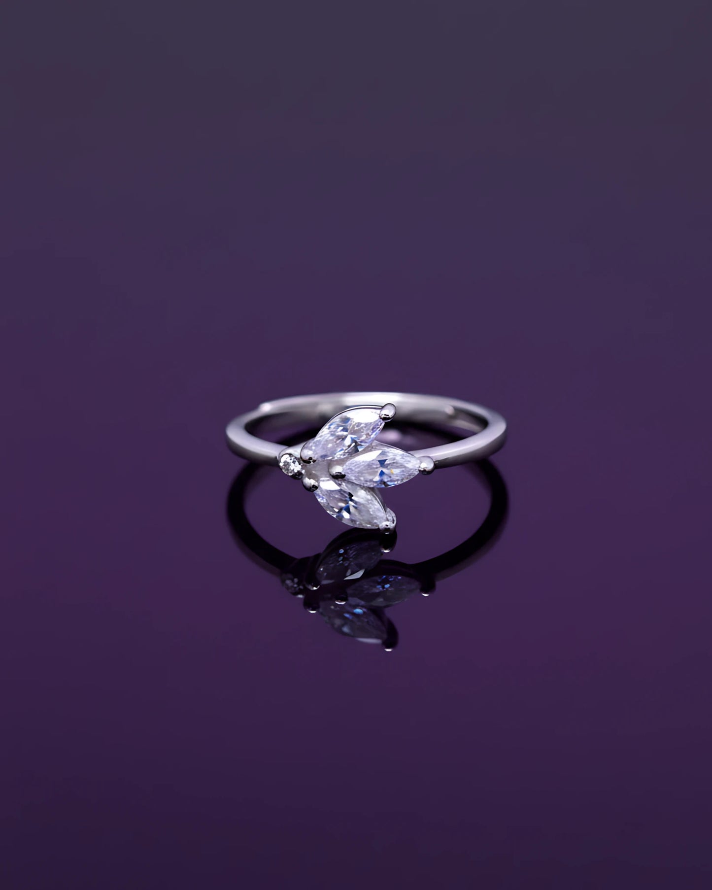 Tulip Promise Adjustable Ring