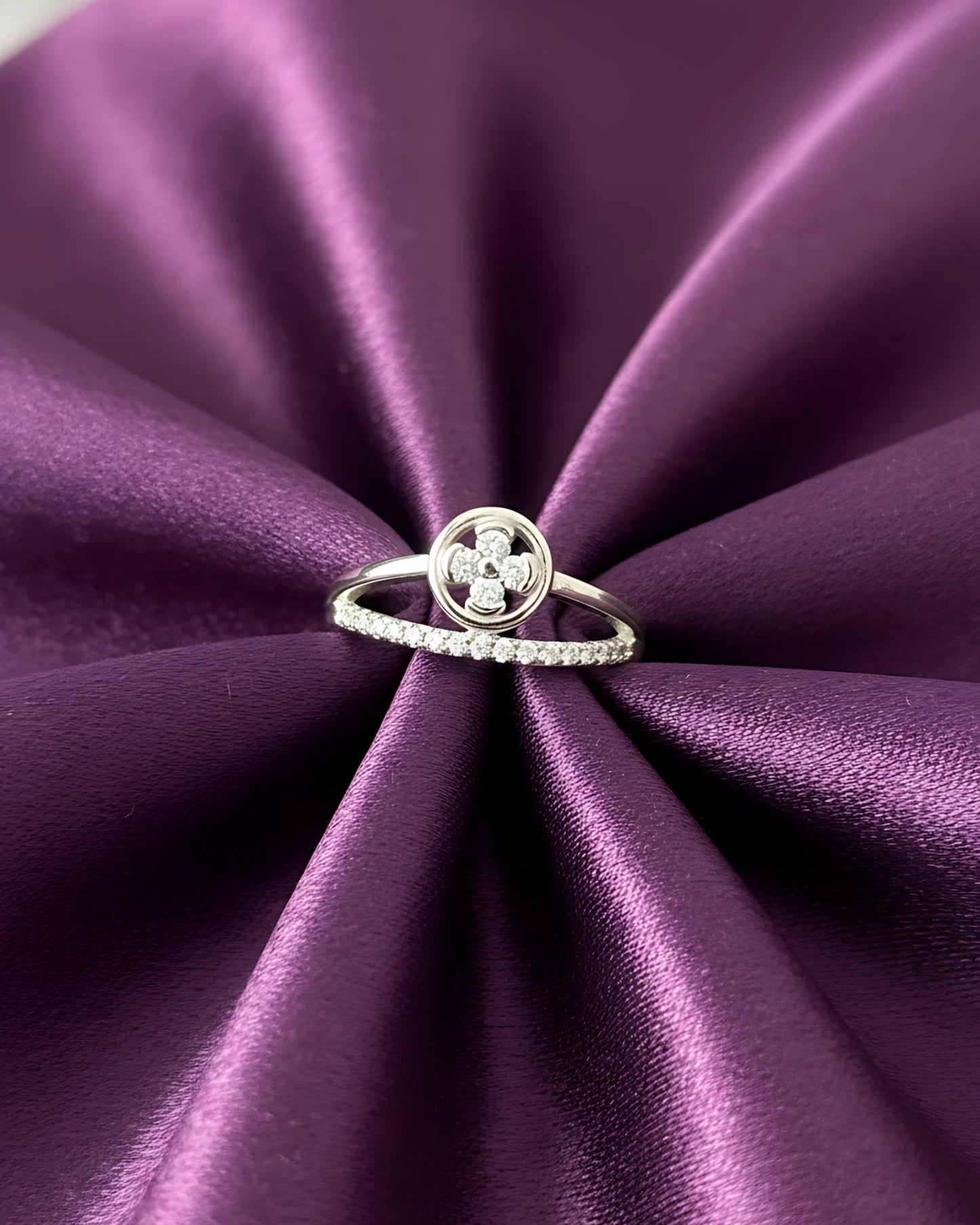 Luna Bloom Adjustable Ring