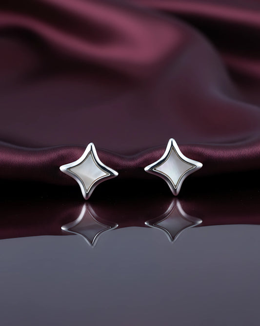 Celestial Pearl Star Studs