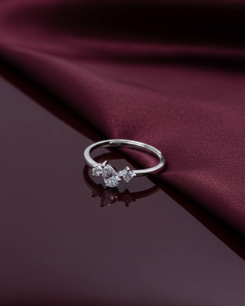 Trio Luxe Adjustable Ring