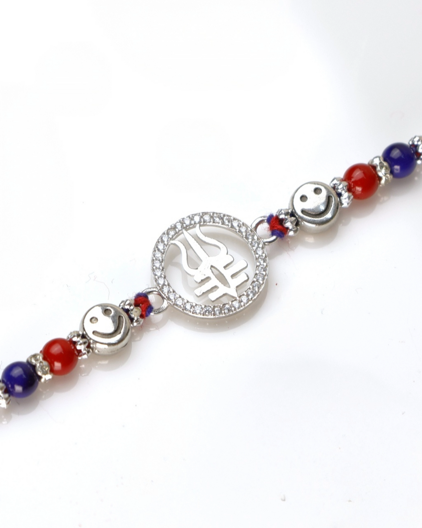 Divine Trishul 925 Sterling Silver Rakhi