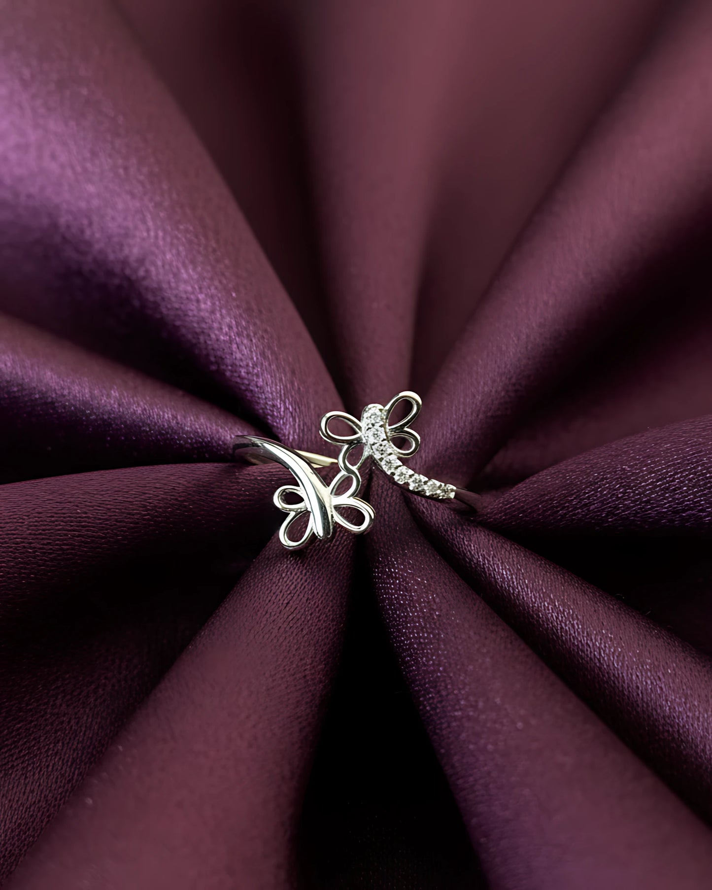 Flutter Duo Adjustable Ring