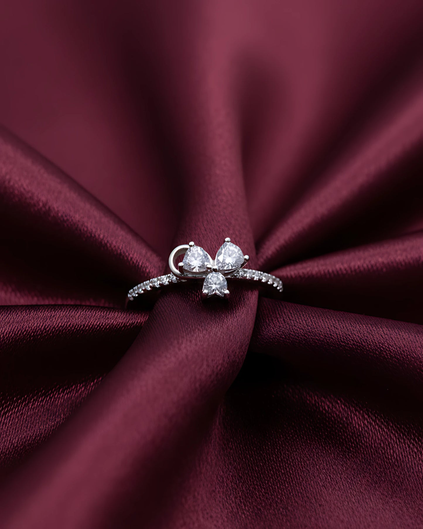 Trinity Cascade Adjustable Ring