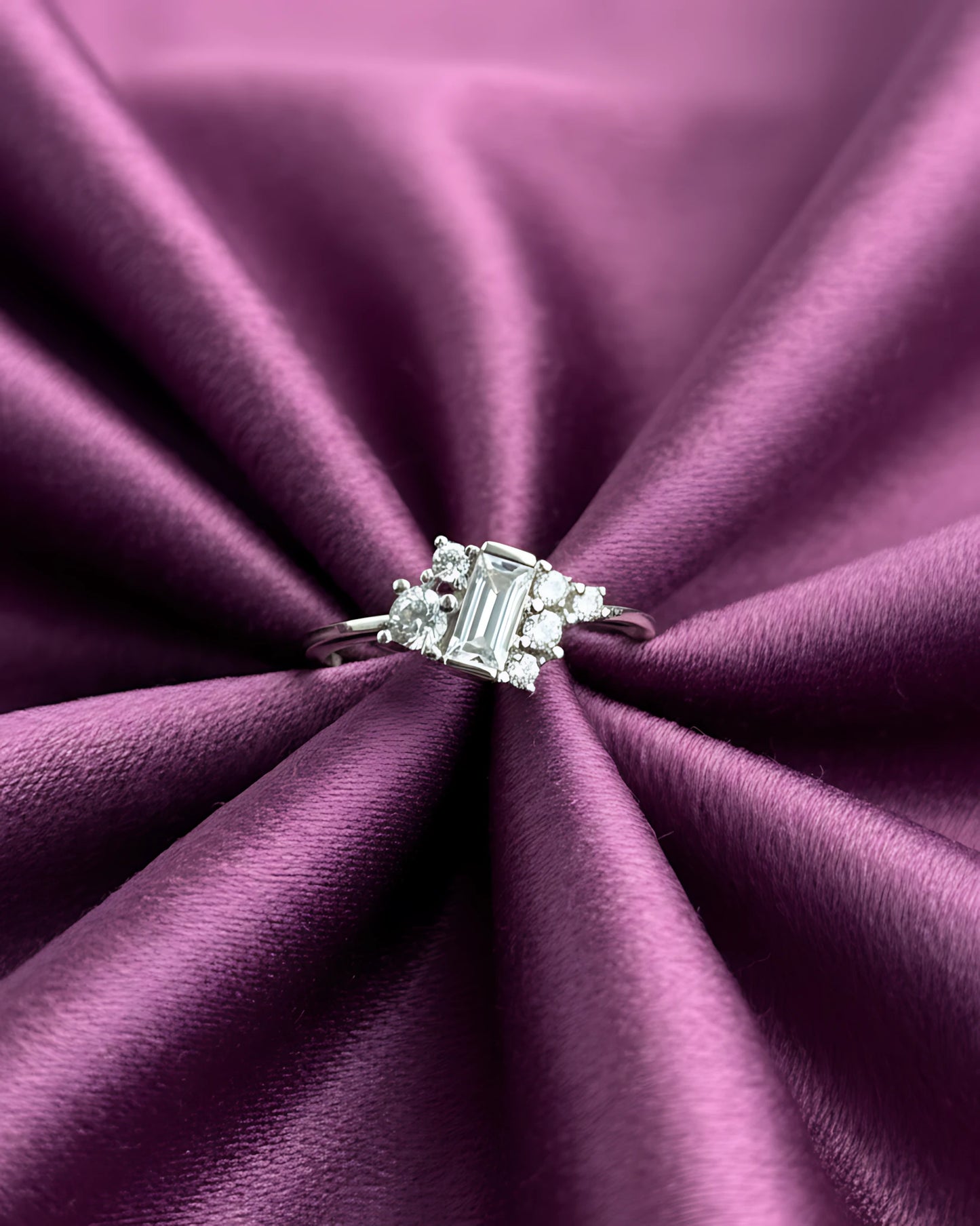 Prism Petal Adjustable Ring | 925 Sterling Silver Ring