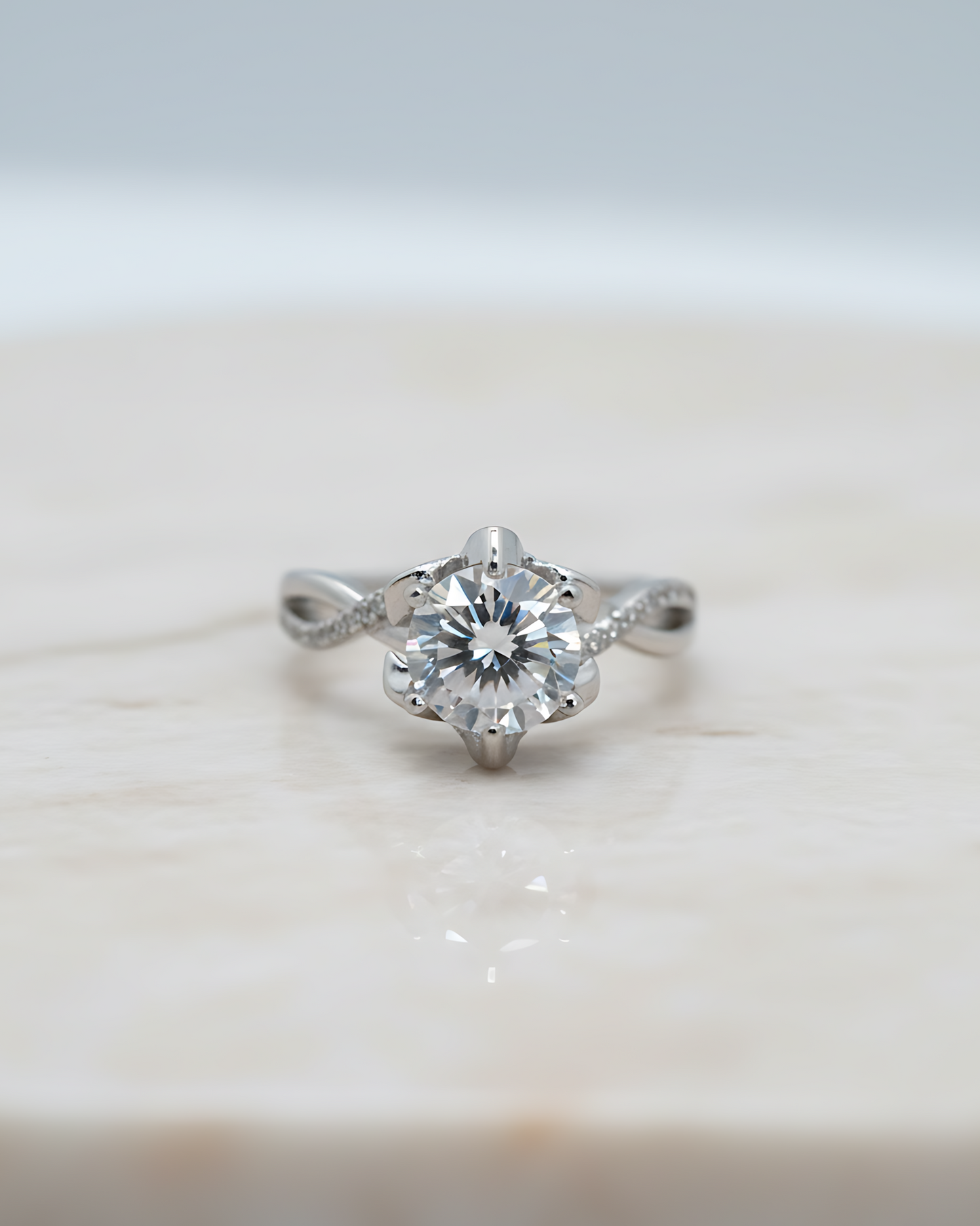 Regal Heritage Solitaire Ring | 925 sterling silver ring