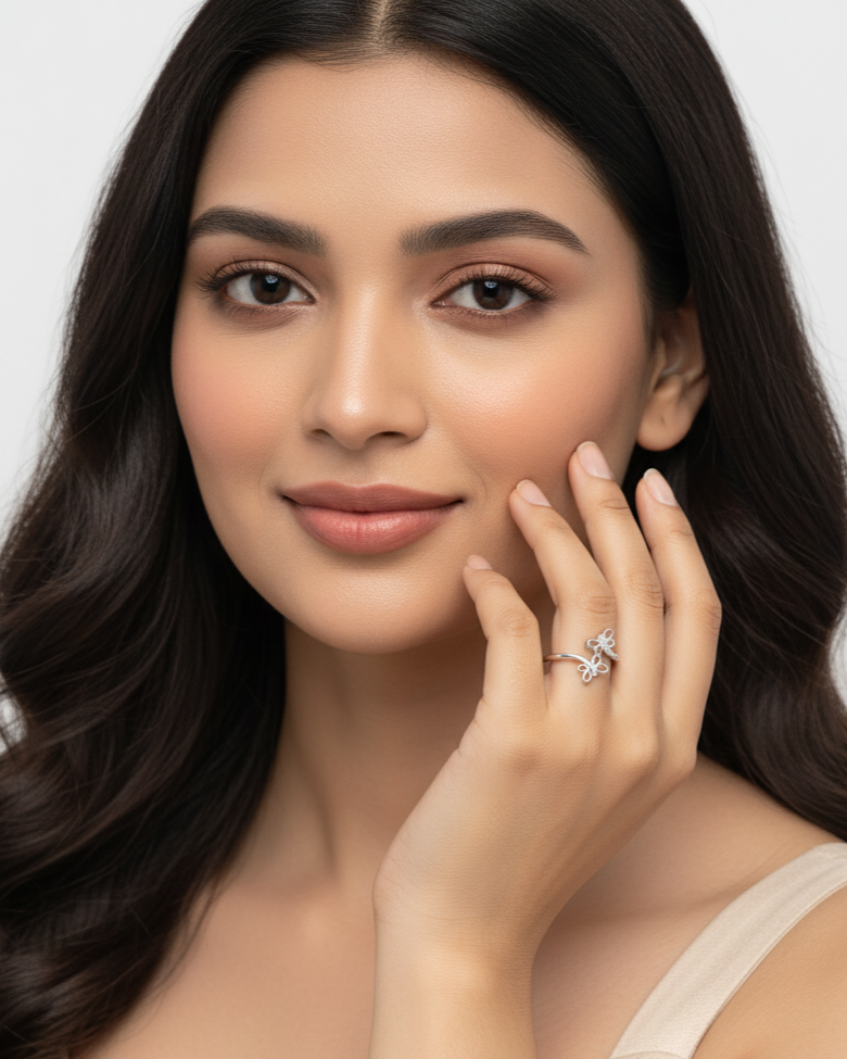 Flutter Duo Adjustable Ring