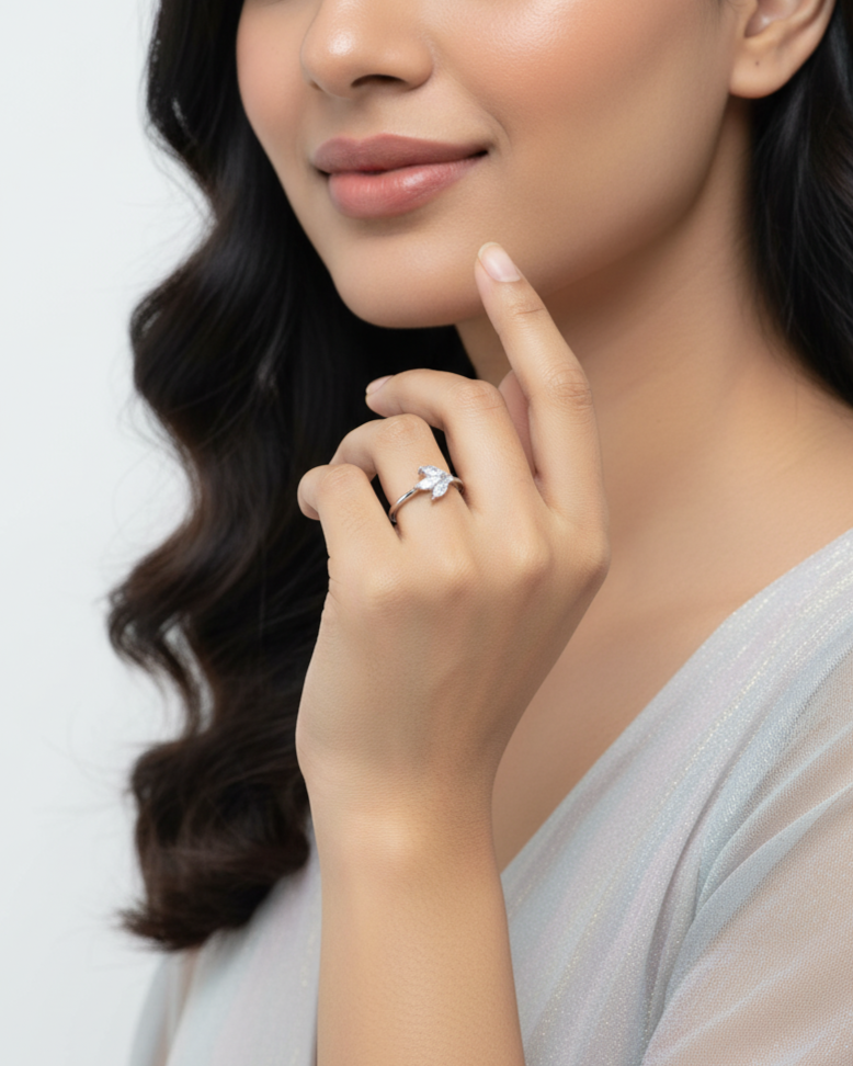 Tulip Promise Adjustable Ring