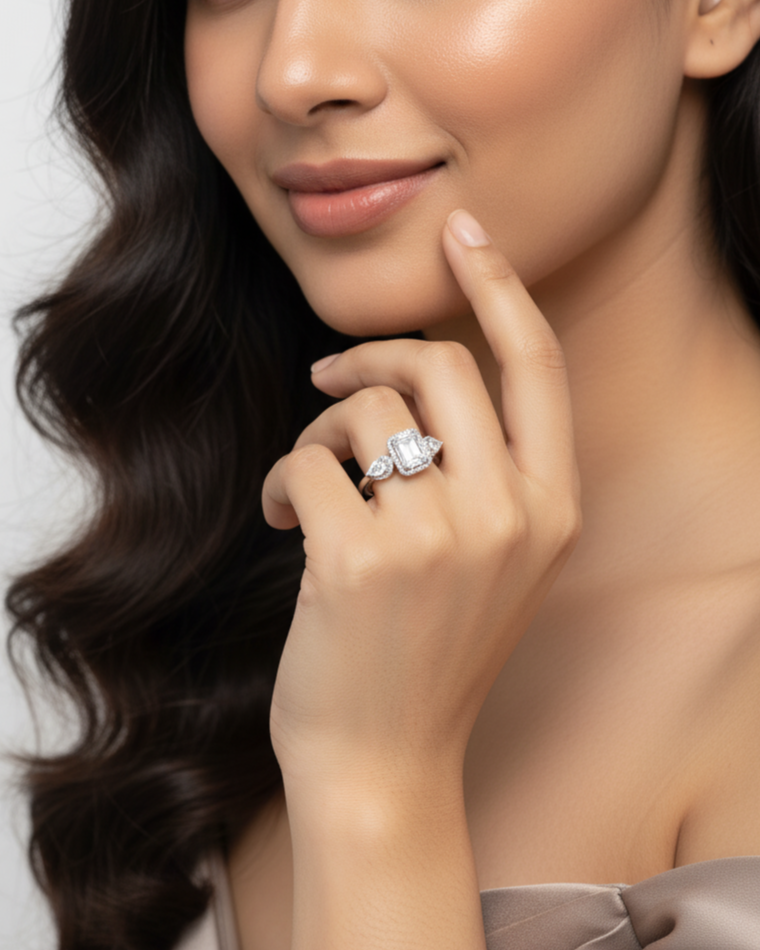 Regal Embrace Adjustable Ring