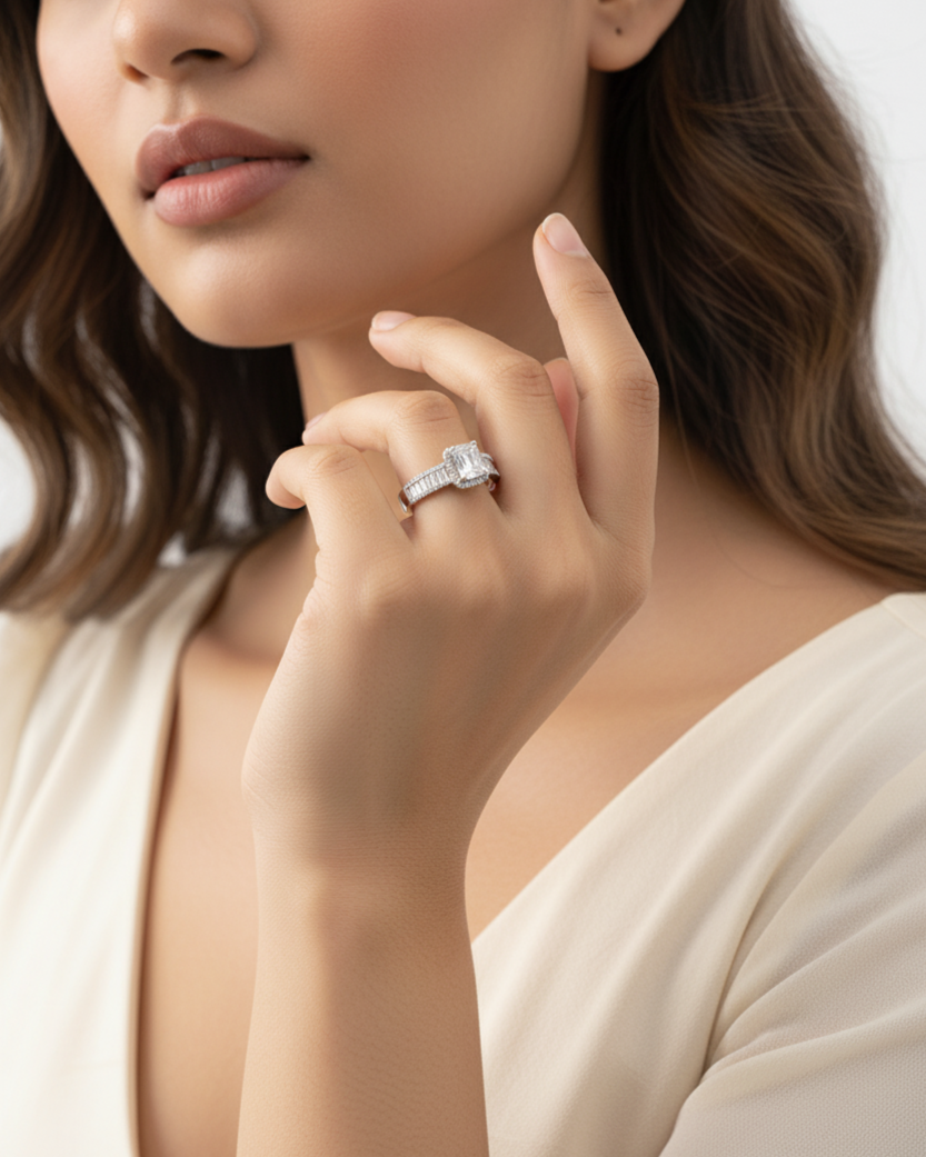 Royal Radiance Adjustable Ring