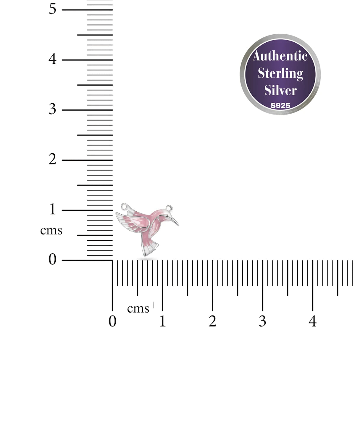 Pink Hummingbird Pendant
