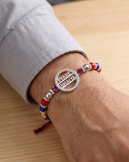 Pyare Bhaiya 925 Sterling Silver Rakhi