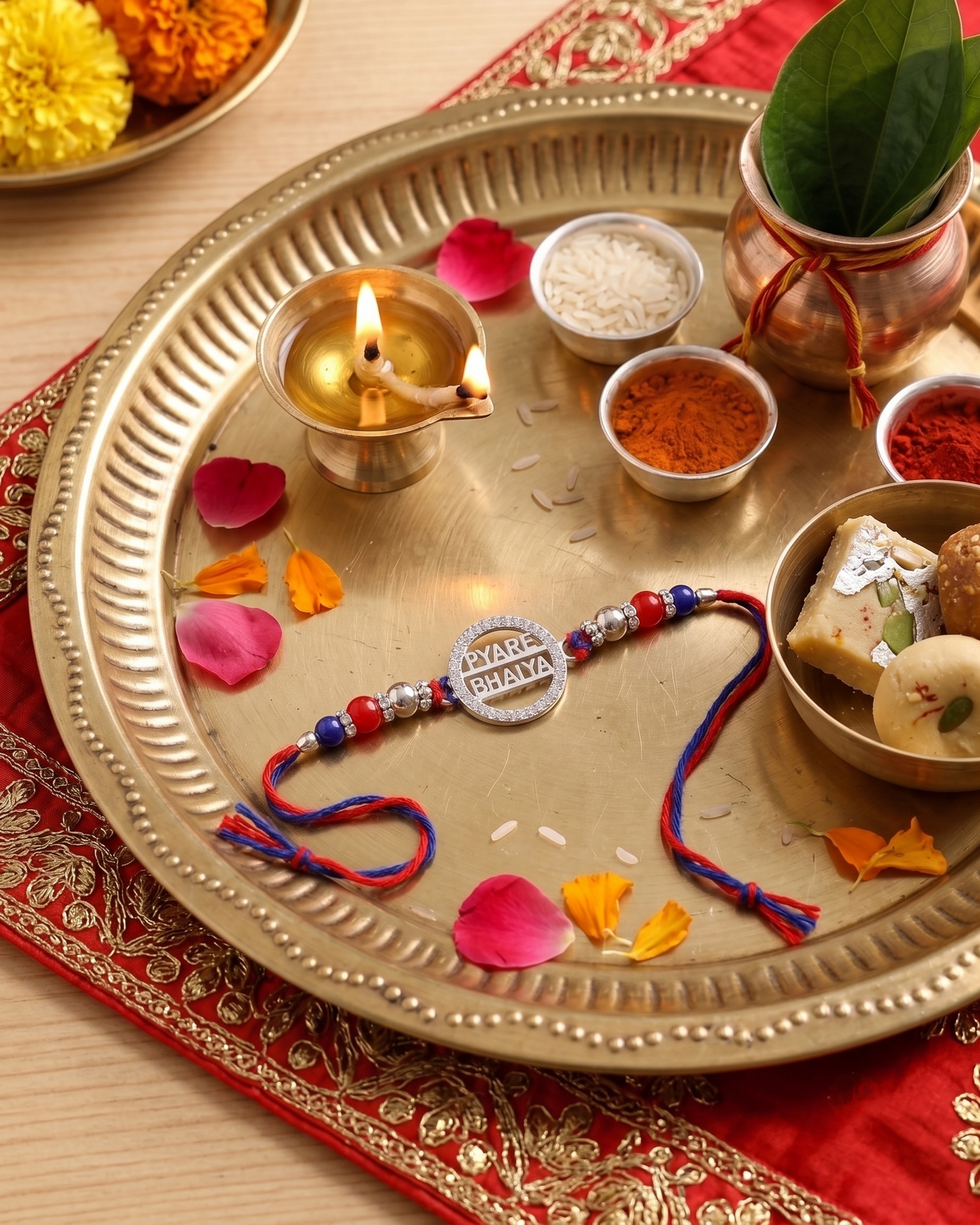 Pyare Bhaiya 925 Sterling Silver Rakhi