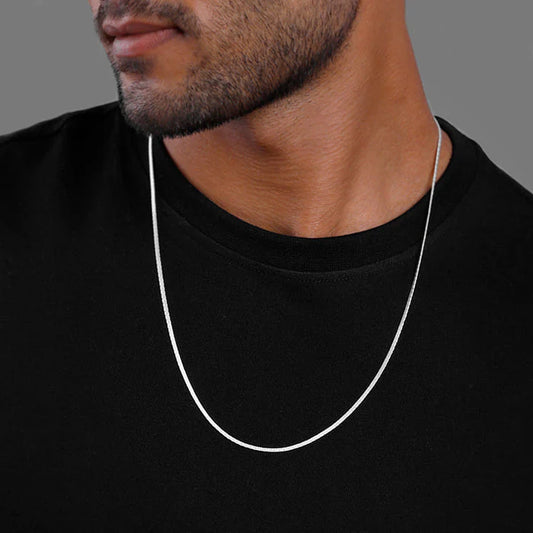 Silver Valour Chain For Him