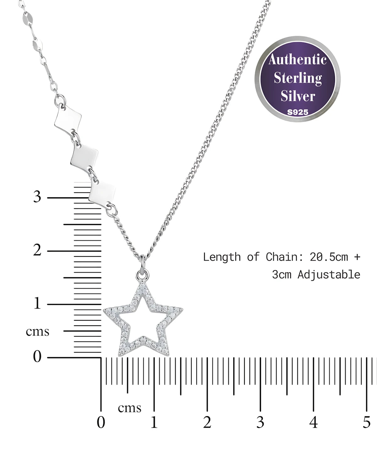Celestial Star Geometric Pendant