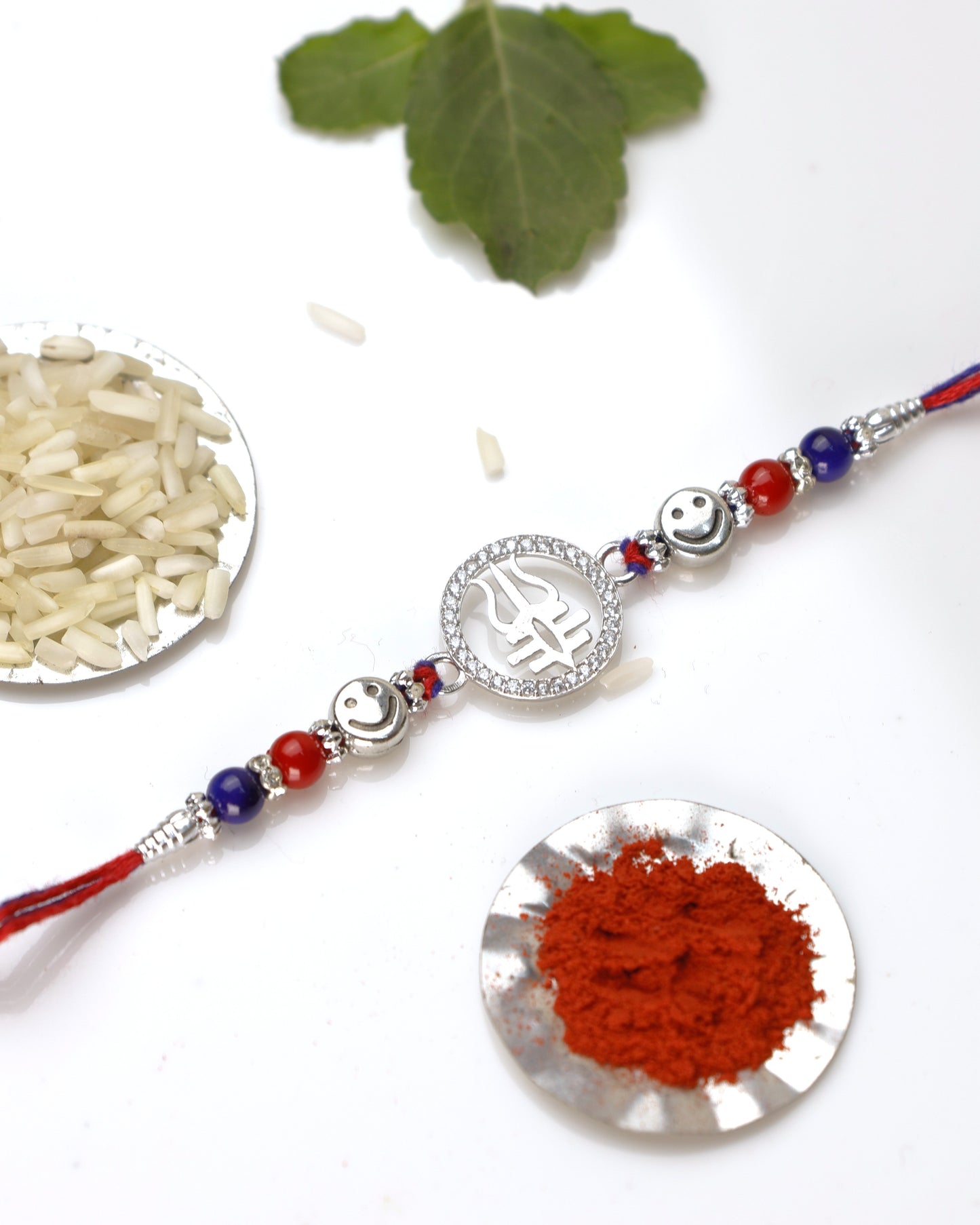 Divine Trishul 925 Sterling Silver Rakhi
