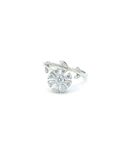 Floral Sonata Adjustable Ring