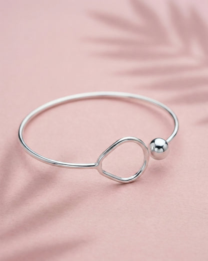 Minimalist Loop Cuff Bangle