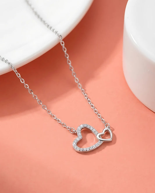 Valentine Twin Heart Necklace