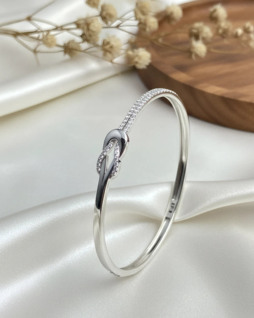 Crystal Knot Bangle
